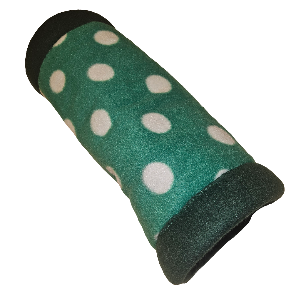 Tunnel Extra Long- Polar Fleece (Green Spots)