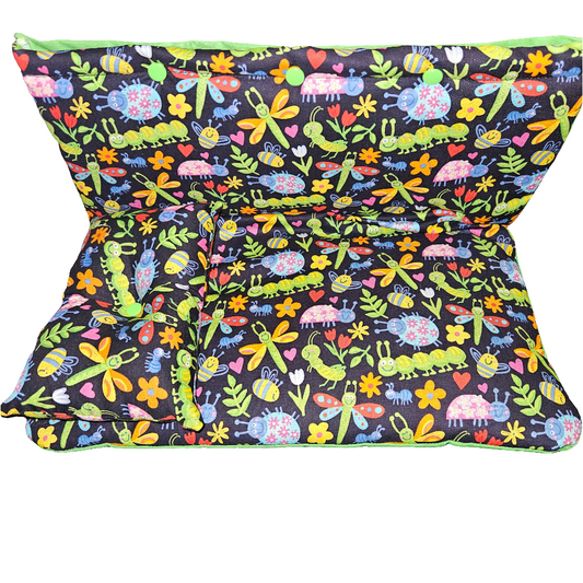 Day Bed Cover + Pillow Cotton (Caterpillar)