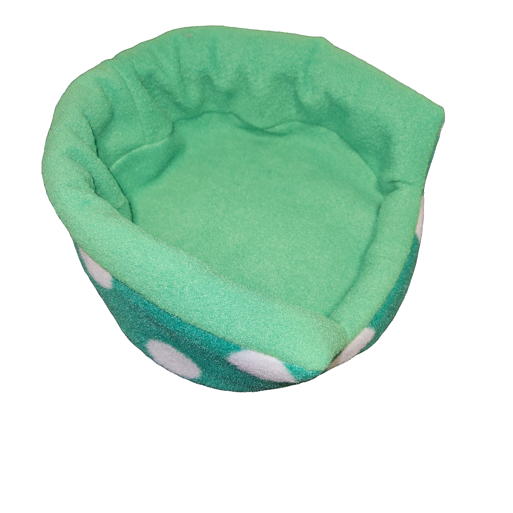 Cuddle Cups - Fleece (Green Spots)