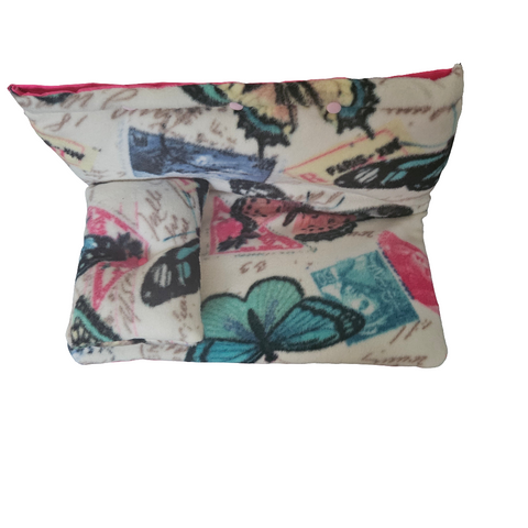 Day Bed Cover + Pillow Fleece (Butterfly Stamp)